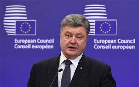 Tổng thống Ukraine Petro Poroshenko.